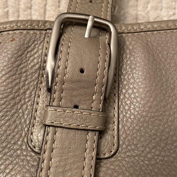 🔥!SALE! Cole Haan All Leather Satchel Tote Bag - Picture 5 of 16